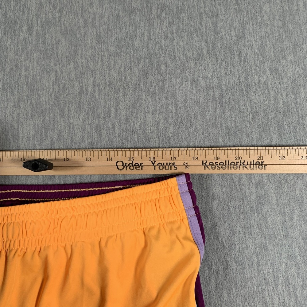 Nike Shorts Womens XL Orange Purple Dri-FIT Running Colorblock Athletic Training - Picture 8 of 12